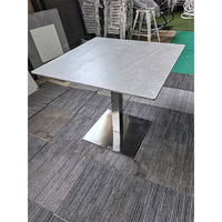 Table à manger moderne pour hôtel et restaurant en plein air Mobilier d'extérieur pour le jardin Table à manger pour l'extérieur