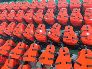 NBR köpük iş yeleği dockfoam ve deniz ekipleri için suya dayanıklı Buoyant güvenlik dişli ile hızlı-gevşetilir tokalar yumuşak yeniden kullanılabilir - Product Image 6