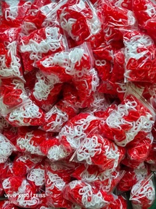 4mm 6mm 8mm10mm đỏ trắng vàng đen giao thông nón nhựa chướng ngại vật chuỗi giao thông an toàn bảo vệ cột rào cản trang trí chuỗi - Product Image 4