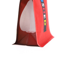 Sachets à fond plat personnalisés avec logo imprimé, refermables, pour l'emballage alimentaire de graines de tournesol, noix et fruits secs
