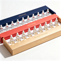 Boîte cadeau magnétique durable personnalisée en carton avec insert pour 12 flacons, pour l'emballage de produits de soin de la peau haut de gamme et d'huiles essentielles