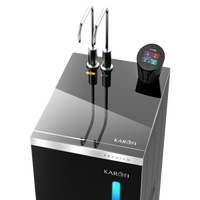 Purificateur d'eau alcaline hydrogénée en acier inoxydable Karofi KAE-S86 PRO avec 6 modes d'eau saine de qualité supérieure, chaud et froid, en provenance du Vietnam