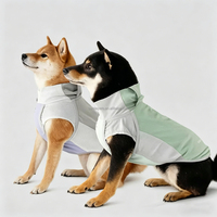 ODM OEM Veste pour chien personnalisée à la mode, veste pour chien coupe-vent, veste pour chien en peluche épaisse réfléchissante à col haut pour l'automne et l'hiver