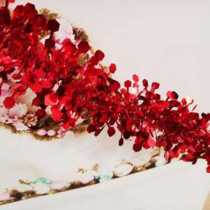 زينة جملة لأجواء عيد الميلاد ورأس السنة الجديدة، شريط صوف ماسي مكثف بطول 2 متر، مستلزمات حفلات متطورة - Product Image 6