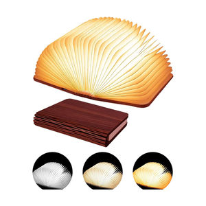 Lámpara de Noche LED Plegable Personalizada de Venta Caliente de Fábrica al por Mayor, Lámpara de Libro Portátil Pequeña para Decoración del Campus y Vivienda - Product Image 1