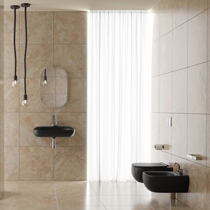 Flaminia Flou 70 lavabo da parete e da appoggio elegante prodotto per lavabo da bagno - Product Image 6