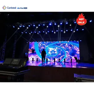 1 X1 ، 5M P3.91 500X50 0 تأجير داخلي شاشة Led Dj الفيديو جدار حزمة منحني الإعلان لوحة الحدث حزب خلفية المعدات