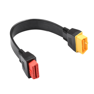 Cable de Extensión OBD2 Profesional de 12V y 16 Pines para <span class=keywords><strong>X431</strong></span> V <span class=keywords><strong>Thinkdiag</strong></span>, 60CM, Flexible, TPU, Pantalla LCD, Macho a Hembra, Diagnóstico - Product Image 1