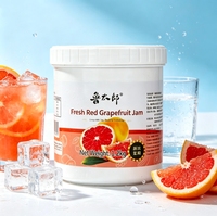 Lotlong Direct Factory Food Grade Concentrated Fresh Red Grapefruit Jam 1.2kg 9 Months Shelf Life for Cafe Catering Stores