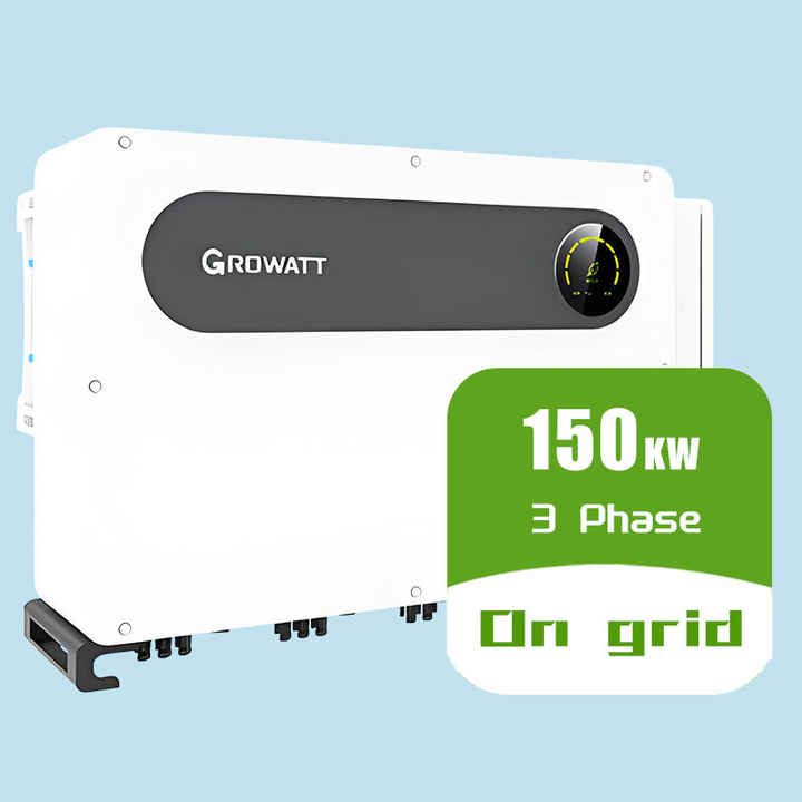 Growatt on Grid Inverter MAX 150KTL3-X LV Three Phase Grid Tied Solar ...