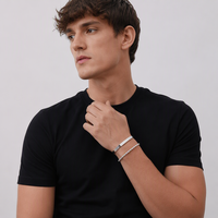Ensemble de bracelets joncs torsadés Figaro multicouches et chaînes serpent, plaqué or, bijoux unisexes, cadeau de mode, vente en gros