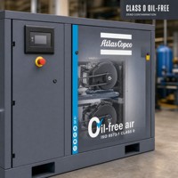 Compresseur d'air à spirale sans huile Atlas Copco SF8 Plus ISO 8573-1 Classe 0 380V Vente en gros d'usine OEM Alimentation Boissons Pharmacie