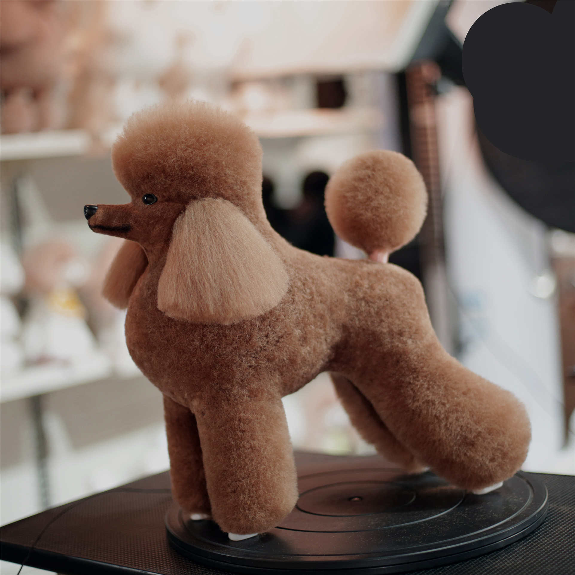【Mr.Jiang】Dogウィッグ　匿名配送　本体+毛(アプリ&ホワイト) Mr.Jiang モデルドッグ トイプードル フルボディ – PLUCK
