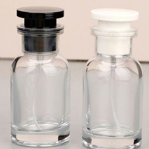 Thick Bottom Clear Transparent Glass <b>Perfume</b> <b>Bottle</b> Custom Logo Screen Printing <b>30ml</b>/50ml/100ml 100pcs <b>Perfume</b> Pump Sprayer - Product Image 3