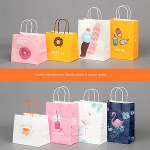 Wholesale Luxury Custom <strong>Printed</strong> Logo Kraft <strong>Paper</strong> <strong>Bag</strong> <strong>Unique</strong> <strong>Design</strong> for Household Products Baking Packaging Zhejiang <strong>Paper</strong> - Product Image 4