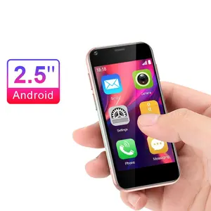 Dünya küçük SOYES XS11 2.5 inç IPS dokunmatik ekran WiFi GPS 3G küçük akıllı cep Mini Smartphone cep Android cep telefonu