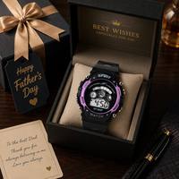Jam Tangan Olahraga Digital NT-588F untuk Pria - Mewah dan Modis, Casing Plastik 36MM, Multifungsi, Kronograf, Layar LED, Alarm, Bercahaya