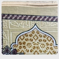 Tapis de prière musulman interactif de luxe en velours doux et épais, pliable, numérique, pour enfants, idéal pour la maison et les voyages, en polyester, pour Dubaï