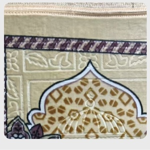 <strong>Dubai</strong> Children Digital Soft Folding Velvet Luxury Thick Interactive Islamic Travel Muslim Prayer Mat Polyester Home Use - Product Image 2