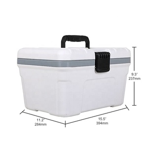 New 12L tùy chỉnh Ice ngực Cooler Giao thông vận tải sống Bait Cooler nhựa cá <span class=keywords><strong>container</strong></span> thương hiệu Cooler Box cho bán - Product Image 2