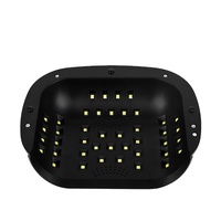 Lámpara UV LED Profesional de 108W para Uñas, 42 Perlas de Alambre Dorado, Doble Longitud de Onda 365+405nm, Pantalla Digital, 4 Temporizadores, Secador de Gel para Salón