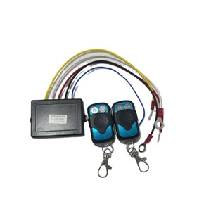 Control remoto para cabrestante eléctrico de coche 12V 24V, carcasa metálica, 4 botones, código evolutivo, alcance de 30M, un solo canal - Product Image 4