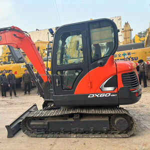 Excavadora Usada Doosan DX60 de 6 Toneladas, Mini Excavadora Hidráulica de Orugas, Original de Corea, con Pocas Horas de Trabajo, para Construcción - Product Image 1