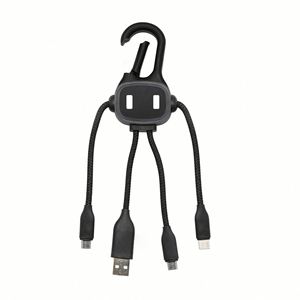 Câble de données USB publicitaire personnalisé avec logo, chargeur créatif coloré, décoration suspendue - Product Image 2