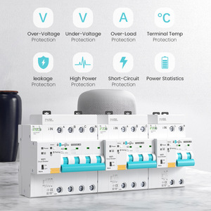 Interruptor de Circuito Inteligente Tuya WiFi con Medición de Energía 2-4P, Interruptor de Aire con Protección Contra Fugas, Interruptor de Reconexión Automática 63A M295 - Product Image 4