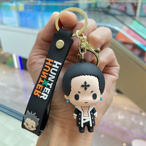 6 Estilos de Llaveros con Figura de Anime de Killua Zoldyck, Hisoka y <span class=keywords><strong>Chrollo</strong></span>, Mini Figura de Anime de 10 cm con Anillo - Product Image 6
