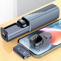 Nuevo Micrófono Inalámbrico Lavalier, Micrófono Magnético Redondo para YouTube, Mini Micrófono de Solapa para Vlogging y Transmisión en Vivo