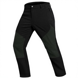 Pantalon de randonnée tactique pour homme, softshell extensible, imperméable, léger, séchage rapide, col roulé, pour la randonnée et le camping en plein air - Product Image 2