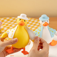 Costume créatif Caneton Pétrir Musique Extracteur de rebond lent Vent Duck Squeeze Jouets pour enfants