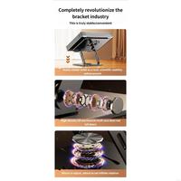 Support de tablette métallique réglable avec base rotative à 360 degrés, support de tablette pliable