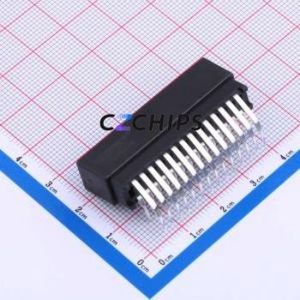 ER28BGFBK Gold Finger Connector Bent Lead Through Hole,P=2.54mm Connector EDGE SLOT 2.54mm 28P Right Angle Insert - Product Image 2