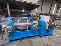 Mélangeur de caoutchouc industriel ouvert XK560, mélangeur de caoutchouc à deux rouleaux robuste pour ligne de production de pneus de moto, traitement du caoutchouc