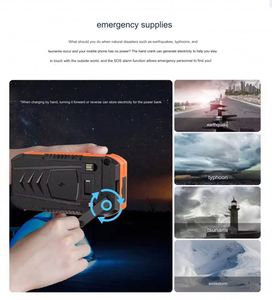 60 Wát 60000 mAh ngân hàng điện solare 68000 nhanh 6 trong 1 sạc không dây với Hand Crank <span class=keywords><strong>Dynamo</strong></span> - Product Image 6