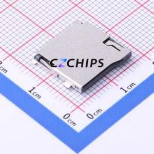 XKTF-N02-G SD Card / Memory Card Connector SMD Connector Self-Return Type MicroSD Card (TF Card) Card Holder 2mm - Product Image 1