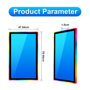 Écran tactile vertical LED LCD infrarouge en acrylique de 32 pouces avec cadre lumineux, format 4:3, USB, nouveau, pour moniteur de machine de jeu d'adresse - Product Image 3