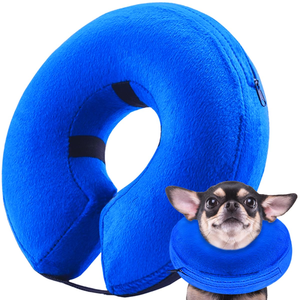 Collier gonflable personnalisé de haute qualité pour animaux de compagnie, alternative souple au collier conique pour chien après chirurgie, pour chiens de petite, moyenne et grande taille - Product Image 1