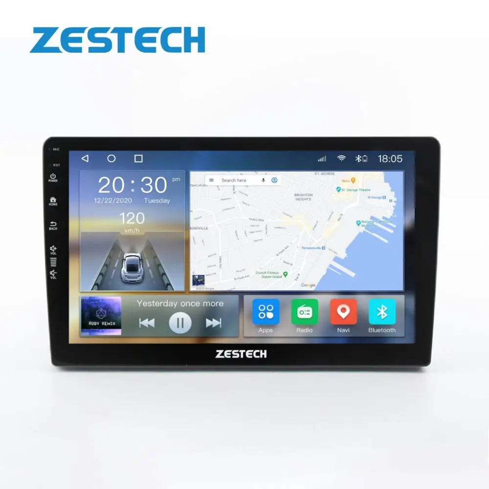 zestech 공장 OEM 7 인치 2 소음 차 DVD 네비게이션 빛 V5 지원 GPS/ 라디오/ RDS/ 3g/ 스티어링 휠 제어