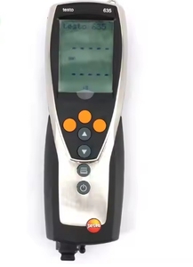Testo 635-1 Temperature and <b>Humidity</b> <b>Meter</b>, With Probe 0636 9735 Testo 635 Testo Testo 550s Manifold Testo - Product Image 3