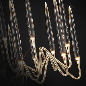 Hiện Đại Mỹ pha lê LED Đèn chùm với sắt cho phòng khách khách sạn biệt thự trang trí chiếu sáng 15 90 ánh sáng mặt dây chuyền cho phòng ngủ - Product Image 6