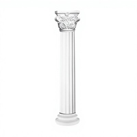 Fournisseur direct d'usine en Chine, colonnes en PU européennes légères, matériau architectural en plastique pour la décoration intérieure des hôtels de luxe