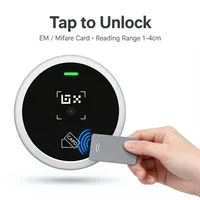 Lecteur de codes QR RFID étanche IP67, scanner de contrôle d'accès Wiegand RS485, système d'entrée de porte avec carte EM ou MF S7-QR