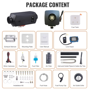 Nuevo Calefactor de Estacionamiento Diésel WINFULL 12V/24V 5KW/8KW, Portátil, Material ABS Negro, para Autocaravanas, Caravanas, Edición Highland - Product Image 2
