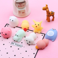Jouet anti-stress Mochi Squishy en vinyle souple et TPR, animaux mignons pour enfants, Healing Fun YLX T245