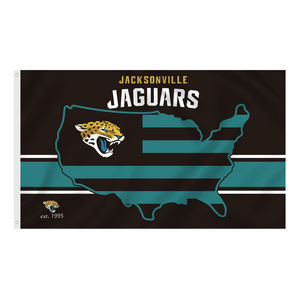 Высококачественный индивидуальный дизайн печати быстрая доставка 3x5 полиэстер НФЛ JAGUARS баннер флаги всех команд НФЛ - Product Image 3