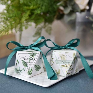 plain pink rigid ice cream candy boxes party weeding paper mini cake packaging box