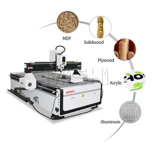MISHI Great Price Multi Head 4 Axis 3d 125 Wood Cnc Rotary Router for Sale